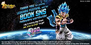 In the meantime you can also check out the second set of cards added to the game's other mode. Dragon Ball Legends On Twitter Get 300 Cc A Wallpaper For Free To Celebrate 800k Sns Followers Worldwide Your Participation In Legendsfestival Log In To Dblegends Every Day From Jan