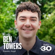 Forbes 30 Under 30! Grateful beyond words for all the support, guidance,  and belief along the way. Here's to chasing big dreams whilst making  memories ❤️ https://www.forbes.com/profile/ben-towers/