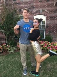 New get real gear youth nasa astronaut helmet, white free shipping. Easy Couples Costume Nasa Shirt From Target 14 Skirt Forever 21 17 Nasa Couple Halloween Costumes For Adults Halloween Costumes Friends Couples Costumes