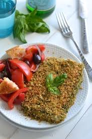 Pesto Panko Crusted Fish A Baked Breaded Fish Recipe Not Enough Cinnamon Recipe Pesto Fish Recipes Breaded Fish Recipe Pesto Fish