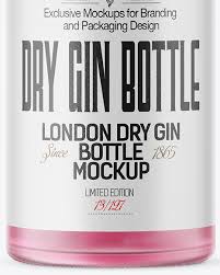Download Frosted Glass Gin Bottle Mockup In Bottle Mockups On Yellow Images Object Mockups PSD Mockup Templates
