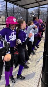 dugout cheers and dances!! 🤟🏼🌟🥎#softball #littleleague #softballcoaches  #purpledragons #dancing #pregameritual #tiktoktrends #bestfriends