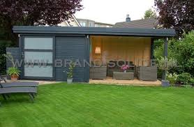 Modernes Gartenhaus Flachdach 300 X 300 Markise 300 Flachdach Gartenhaus Markise Modernes Backyard Buildings Garden Cabins Back Garden Design