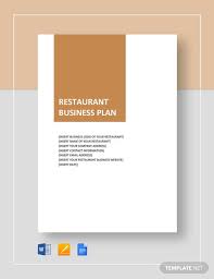 Starting a small business may sound exciting as you can be your own boss and spend your time and energy on something you are passionate about. Restaurant Business Plan Template 22 Word Pdf Google Docs Apple Pages Documents Download Free Premium Templates