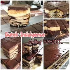 First time i belajar resipi ni dengan kakak i masa form 2 (kot). Resepi Kek Batik Indulgence