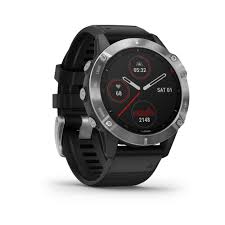 Montre connectée sport homme comparatif. Montre Gps Multisports Garmin Fenix 6 Silver Bracelet Noir Garmin Decathlon