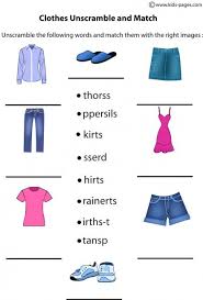 A free word unscrambler to unscramble letters fast. Clothes Unscramble Worksheet Clothes Worksheets Fashion