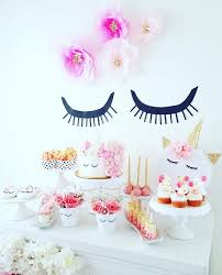 Sweet Unicorn Birthday Party Kara S Party Ideas Birthday Party Desserts Girly Birthday Party Unicorn Dessert Table