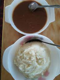 Ada beberapa pilihan dasar untuk membeli kentang: Senang Homemade Kentang Putar Halus Gravy Black Pepper Meleleh