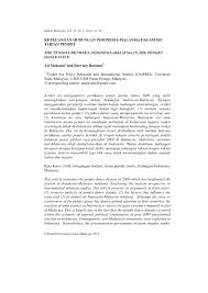 Kepelbagaian etnik dilihat dari sudut perbezaan berbanding persamaan dan dikatakan sebagai potensi yang boleh membawa konflik. Pdf The Tension Between Indonesia Malaysia In The Pendet Dance Issue
