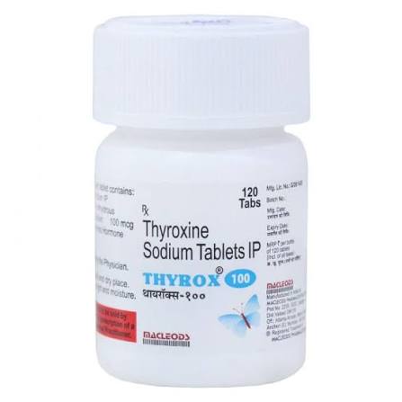 Buy Thyrox 100 mcg Tablet online | Uses, Side Effects, Price and substitutes | Apollo Pharmacy
