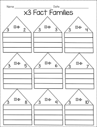 Fact Family Worksheets For First Grade Family Worksheet Fact Family Worksheet Fact Families