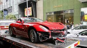 Maybe you would like to learn more about one of these? A Drunk Aussie Wrecked His 320 000 Ferrari 599 After Crashing Into A Luxury Jewelry Store In Sydney Luxurylaunches