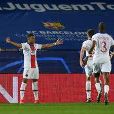 Uefa champions league first knockout round. Kylian Mbappe Hat Trick Video Psg Star Shines At Barcelona Sports Illustrated