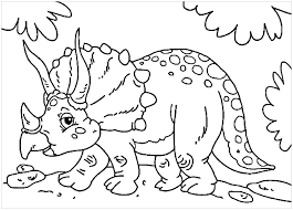 You can print or color them online at. Tricerotop Kid Coloring Page Coloring Name B107 Flower