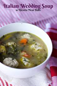Comforting Italian Wedding Soup With Ricotta Meatballs Recipe Italian Recipes Easy Italian Soup Recipes Wedding Soup