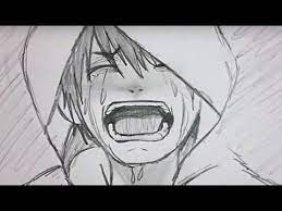 Anime sad drawings images, pictures for free download. á´´á´° How To Draw Shouting Crying Boy Emotion Youtube
