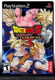 Budokai tenkaichi 3. i was thinking about ordering the buokai hd collection just to play this game and the original dragon ball z budokai, but then i found out that they took out the original soundtracks and censored some material unnecessarily. Dragon Ball Z Budokai Tenkaichi 3 Playstation 2 Box Art Cover By Striker