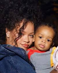 Rihanna with family in Barbados