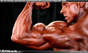 2007 NPC National Bodybuilding Championships Men's Backstage Posing Part 3 