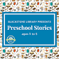 Preschool Stories for ages 3-5 event image