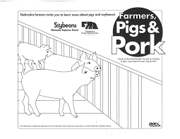 Download Nebraska Farmers Pigs Pork Coloring Book