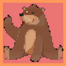 Sitting Pi Nft For Sale At Mintable App In 2021 Bear Artwork Bear Stuffed Animal Artwork