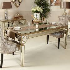 Host your dinner parties in style with our range of glass and mirrored dining room collection. Sahara Marrakech Moroccan Gold Mirrored Dining Table Picture Perfect Home Dining Table Gold Mirror Dining Table Dining Table