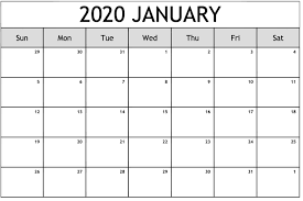 Jan 2020 Calendar Printable With Holidays In 2020 Calendar Printables Calendar Template February Calendar