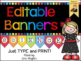 So Easy To Make Your Own Banners Just Type And Print Classroom Fun Banner Language Arts Elementary