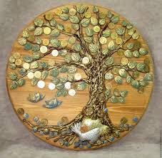 как сделать амулет на деньги и удачу из монеты Silnyj Denezhnyj Talisman Iz Obychnoj Monety Mistika Buddha Art Painting Coin Art Tree Art