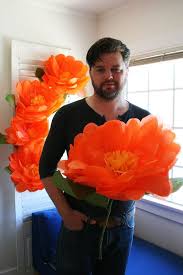 Today i thought i would share my tutorial for diy giant tissue paper flowers. Jumbo Poppy Handmade Oversized Tissue Paper Flower Unique Paper Sculpture Gift Idea First Annive Paper Flowers Tissue Paper Flowers Giant Paper Flowers