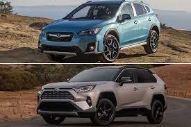 I've been a toyota guy for a long time. 2020 Subaru Crosstrek Hybrid Vs 2020 Toyota Rav4 Hybrid Which Is Better Autotrader