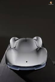 Porsche Electric Le Mans 2035 Prototype Top View Front Angle No Car No Fun Muscle Cars And Power Cars Concept Cars Porsche Electric Futuristic Cars