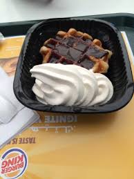 Burger king is one of the largest fast food companies in the country. Waffles Icecream Picture Of Burger King Sharjah Tripadvisor