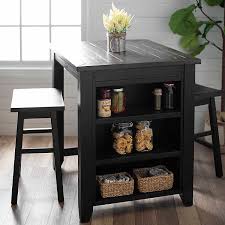 Kitchen and tabletop accessories offer a variety of table linens to keep your table clean while adding a touch of color. Black 3 Pc Franklin Kitchen Island And Stools Set Kirklands