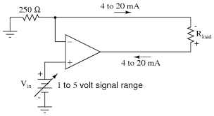 voltage to current signal conversion operational