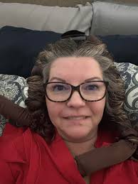 Embracing grey hair with humor