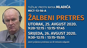 The trial chamber convicted ratko mladić, former commander of the main staff of the army of the bosnian serb republic (vrs), of genocide, crimes against humanity. Zalbeni Pretres U Predmetu Ratko Mladic Bice Odrzan 25 I 26 Augusta 2020 Godine Prakticne Informacije I Kontekst Predmeta Ujedinjene Nacije MeÄ'unarodni Rezidualni Mehanizam Za Krivicne Sudove