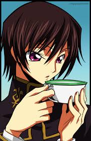 lelouch coffee code geass lelouch lamperouge anime