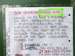 Du weißt wann dein hermes paket kommt, wir pflanzen bäume. Hier Rechnet Ein Kunde Knallhart Mit Seinem Paketboten Ab Wohnen