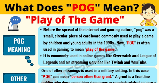 Pog Meaning What Does Pog Mean With Text Conversations 7 E S L Meant To Be Text Abbreviations English Vocab