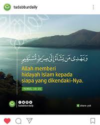 Jiwa yang tenang adalah dengan mengingati allah. Hidayah Milik Allah