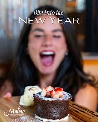 🎉✨ Ready to kick off the New Year with a sweet bang? This warm chocolate  cake with strawberries and vanilla gelato is calling her name. And, she  can't wait to dive in.