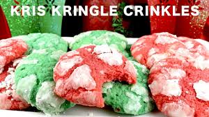 Sprinkle sugar on top or frost after baking. Kris Kringle Crinkles By Two Sisters Crafting Youtube