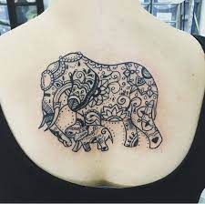 My Elephant Tattoo For Me And My Girly Mother And Daughter Love Strength Compassion Tattoos For Daughters Mother Tattoos Elephant Tattoos
