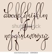 You can fake your calligraphy letters by writing the words and then . How To Write In Easy Calligraphic Style Lettering Lettering Alphabet Cute Calligraphy