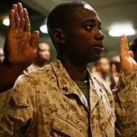 Seaman Chad Bookout, a corpsman with Weapons Company,