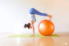 Some have a height adjustable back to accommodate users of different heights. 4 Ways To Use A Fit Ball In Your Yoga Practice Amy Ippoliti Yoga