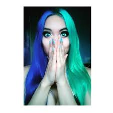 Split ends affect any hair type; Split Hair Two Tone Dye Splithair